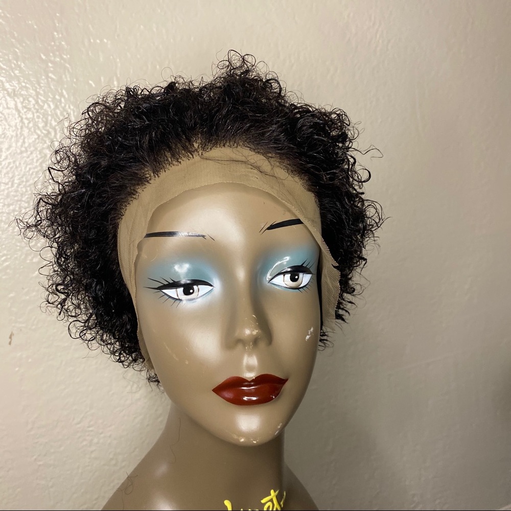Wig kinky curly